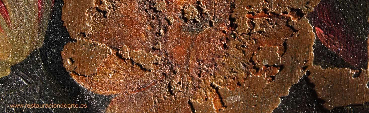 Fotografía inicial detalle antes de la restauración